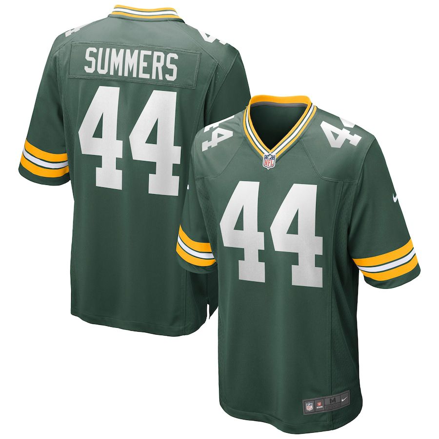 Men Green Bay Packers 44 Ty Summers Nike Green Game NFL Jersey